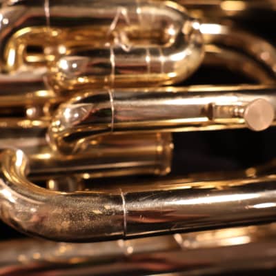 Holton B470R Collegiate Student Model 3-Valve Bb Baritone Horn 2010s - Clear-Lacquered Brass image 8