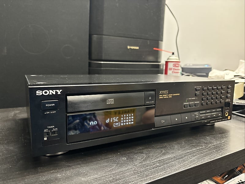 Sony CDP-X111ES Vintage Compact Disc CD Player Pulse D/A Converter - Working | Reverb