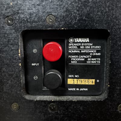 Pair YAMAHA MODEL NS-10M Studio Monitor Speakers RARE model image 6