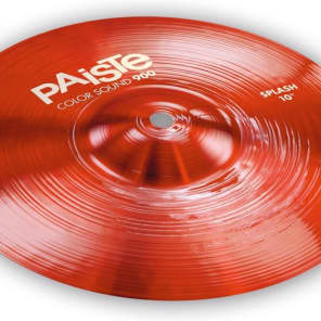 Paiste 10 inch Color Sound 900 Red Splash Cymbal image 3