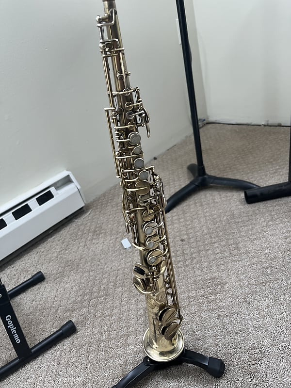Selmer Vintage serial 1895 silver gold plated soprano saxophone (overhauled) image 1