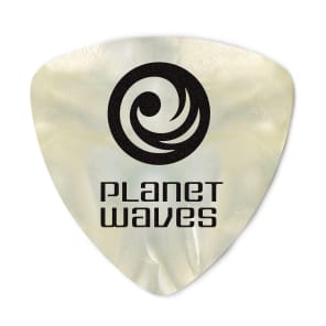 Planet Waves 2CWP6-10 Celluloid Guitar Picks  - Heavy, Wide Shape (10-Pack)