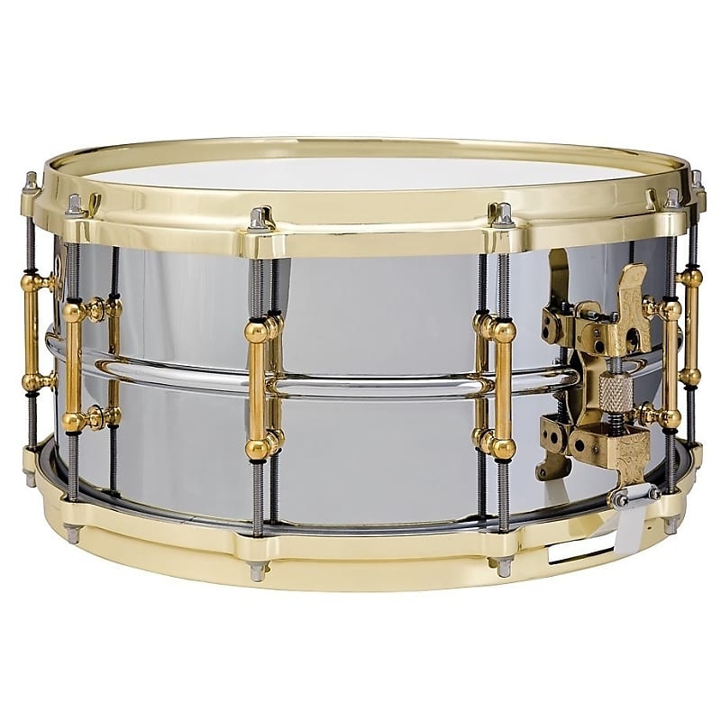 Ludwig LB402BBTWM Brass Edition Supraphonic 6.5x14" Snare Drum with Brass Hardware image 2