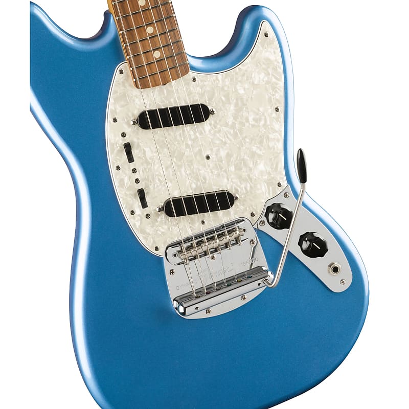Fender Vintera '60s Mustang Guitar Pau Ferro Fingerboard - Lake Placid Blue image 1