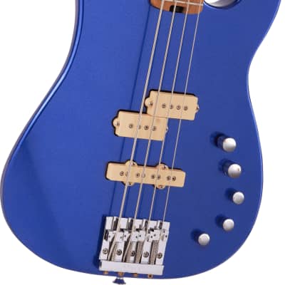 CHARVEL - Pro-Mod San Dimas Bass PJ IV  Caramelized Maple Fingerboard  Mystic Blue - 2965068554 image 5