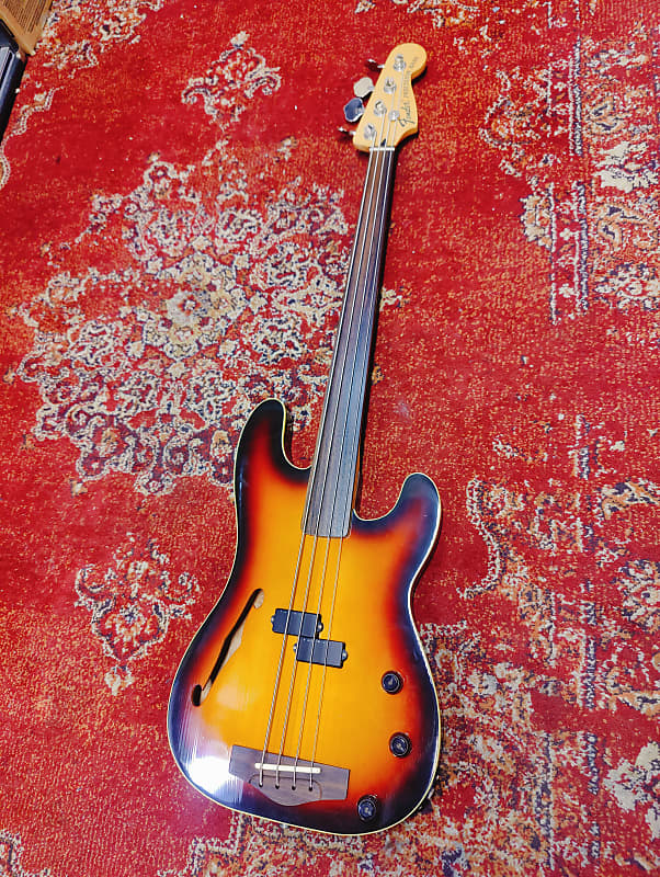 福袋 オンライン Electric-Acoustic FL PBAC-100 Fender Fretless Bass Precision ベース