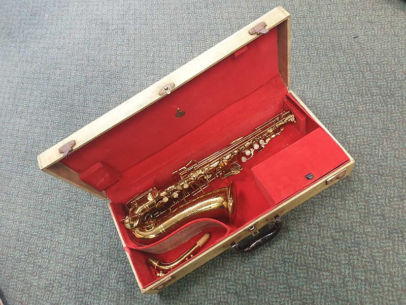 Buescher Aristocrat Series I Art Deco Alto Saxophone Reverb
