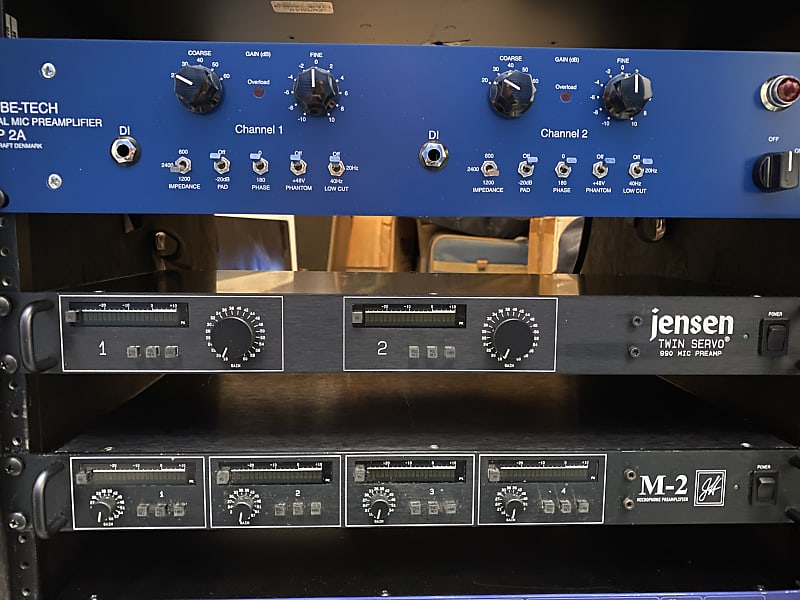 John Hardy Company Jensen Twin Servo 990 2 Channel Mic Preamp Reverb