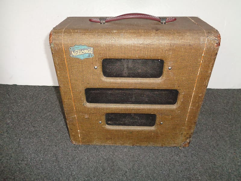 Valco National Tweed Amp 1954  Just Serviced image 1