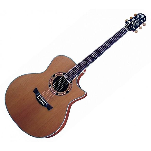 Crafter GAE15/N Acoustic Electric Guitar w/Case image 1