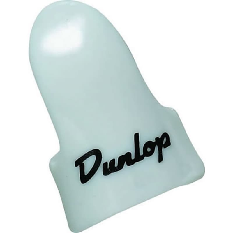 Dunlop Fingerpicks Plastic White Large 12-Pack image 1