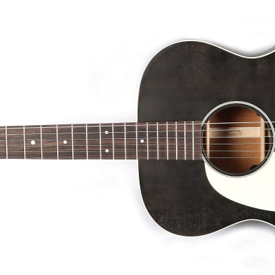 Martin 000-17E Left-Handed Black Smoke Acoustic Electric Guitar w/ Soft Case image 2