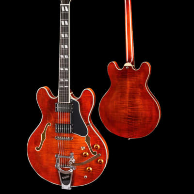 Eastman T486B Semi Hollow Body Classic Finish Electric Guitar image 2