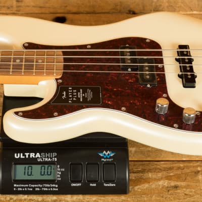 Fender Player Plus Precision Bass | Pau Ferro - Olympic Pearl - Left-Handed image 8