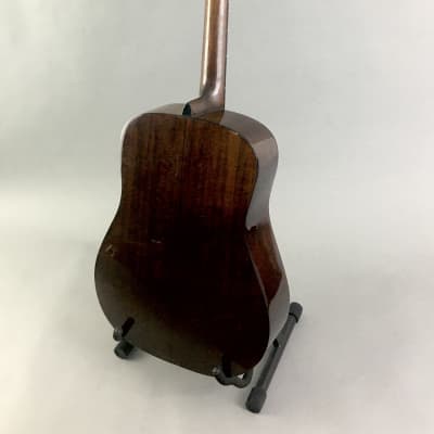 Vintage Lefty Sigma by Martin Est. 1970 DM 1980s Left D18 Styled Dreadnought Guitar Stand image 9