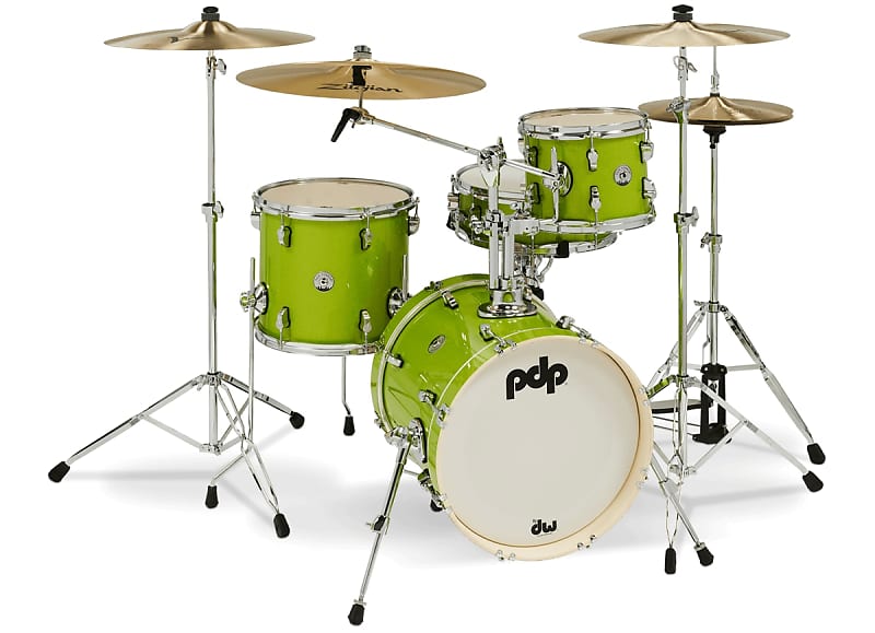 PDP New Yorker 4pc Kit - Electric Green Sparkle image 1