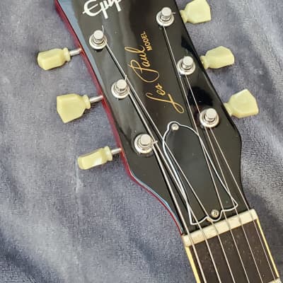 2000 Epiphone LPS-80 Les Paul Standard Japanese Domestic Market Rare Open Book Headstock Guitar + Cherry Sunburst Finish image 11