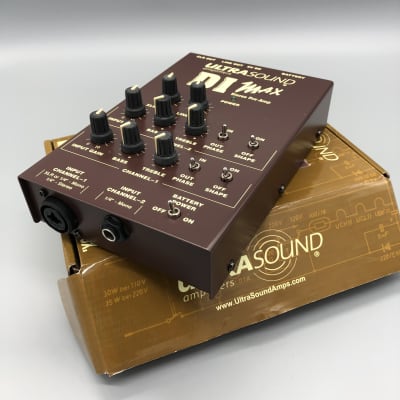 UltraSound Amplifiers Di Max 2 Channel Stereo Preamp Di Box (original box and paperwork) image 5