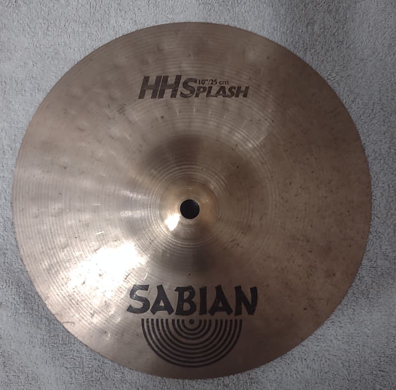 Sabian 10" HH Hand Hammered Splash Cymbal - Natural image 1