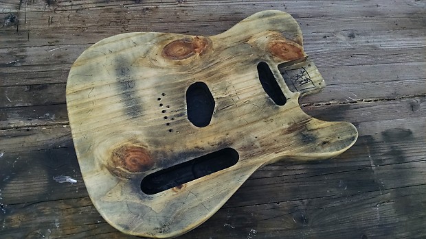 Roadhouse Guitar Works KNotty Pine Barncaster Replacement Body for