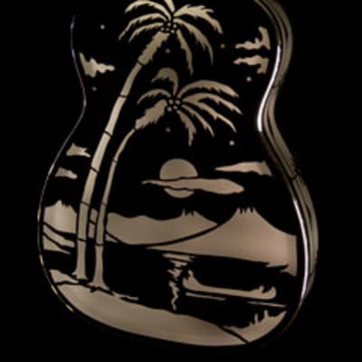 National Reso-Phonic Style O 14 Fret 2023 Mirror Nickel with Art Deco Palm Tree Design - IN STOCK NOW! image 22