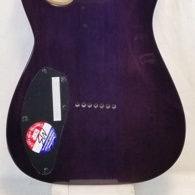 ESP LTD SH-207 Brian "Head" Welch 7 String Electric Guitar, Flame Maple Top, See Thru Purple, w/ESP Form Fit Hard Case 2023 image 12