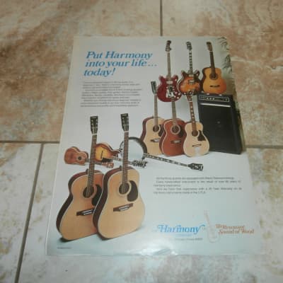 Vintage 1973 Harmony 