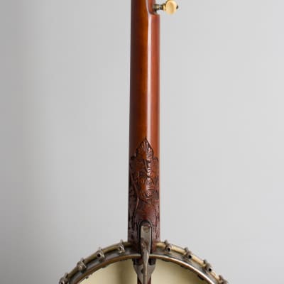 S. S. Stewart  Special Thoroughbred 5 String Banjo (1896), ser. #16771, black chipboard case. image 9