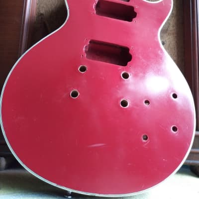 Bentley Red  Les Paul Bolt on Body 70s Japan Project Needs Work image 1