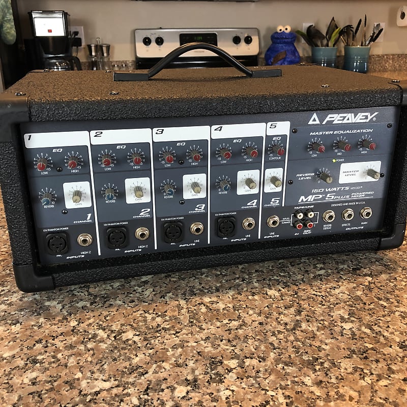Peavey MP5 Plus Powered Mixer Peavey Mixer Peavy Powered Reverb
