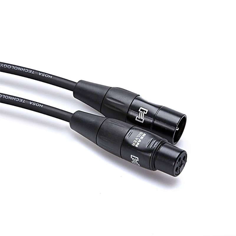 Hosa HMIC-003 Pro Microphone Cable, REAN XLR3F to XLR3M, 3ft image 1