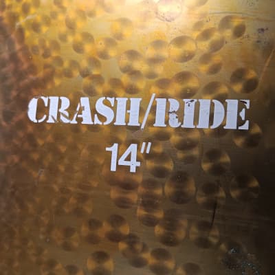VIDEO! Paiste RUDE 14" Crash/Ride 1983 Serial Number 886 Grams No Longer Made image 2