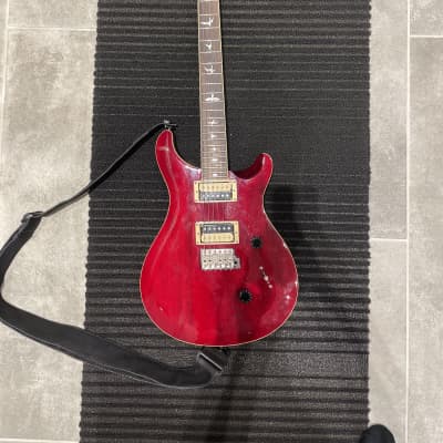 PRS SE Standard 24 Vintage Cherry with Case | Reverb