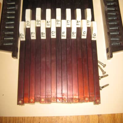 Chromaharp Autoharp 15 Chord Bars and Holders Complete | Reverb