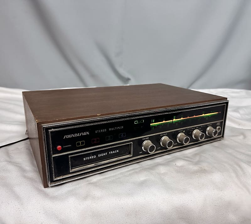 Vintage SOUNDESIGN 4488 Multiplex AM FM AFC MPX Stereo RECEIVER 8 TRACK PLAYER image 1