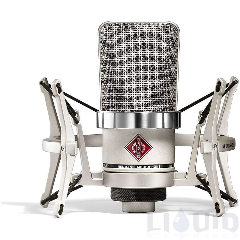 Neumann TLM 102 Studio Set | Cardioid Large Diaphragm Condenser Microphone Set Nickel image 1