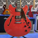 D'Angelico Premier DC with Stop-Bar Tailpiece, Fiesta Red