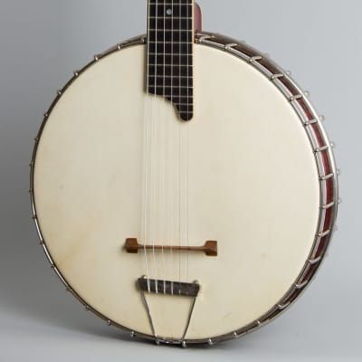 Gibson  Style GB Guitar Banjo (1919), ser. #553, original black hard shell case. image 3