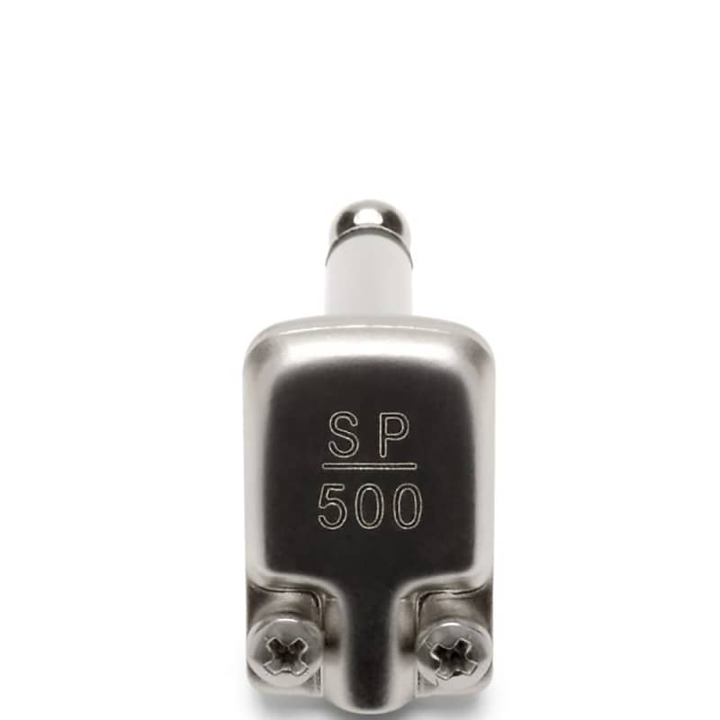10-Pack SquarePlug SP500 Compact Soldered Right Angle 1/4'' Plug, Matte Nickel image 1