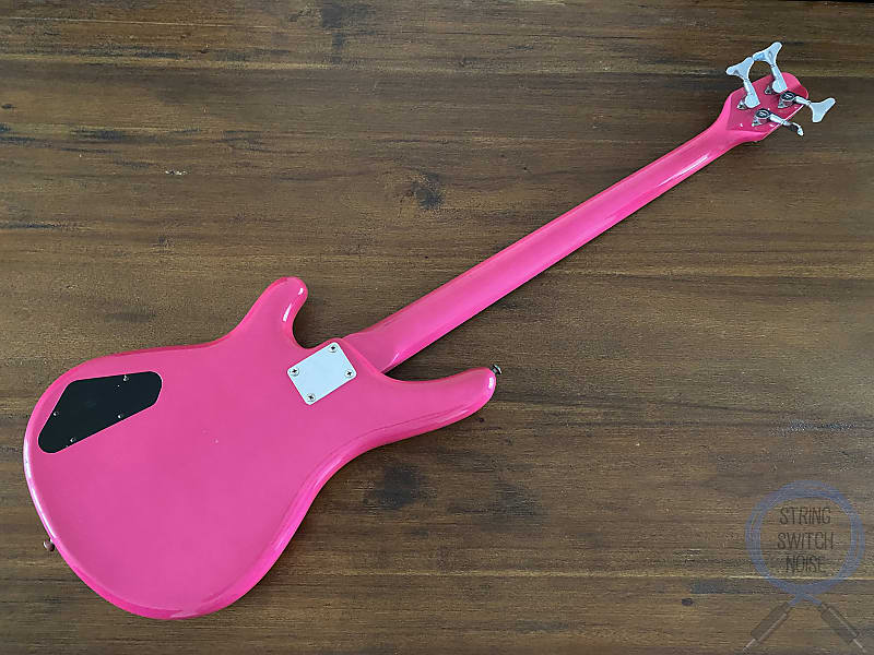 Yamaha Motion B Bass, MB III, HOT PINK, Medium Scale, 1986