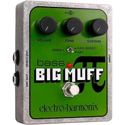 Electro-Harmonix Bass Big Muff Pi Distortion / Sustainer - Green image 2