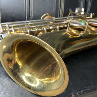buescher aristocrat tenor saxophone s-40 1950s-1960s - brass - plays well image 11