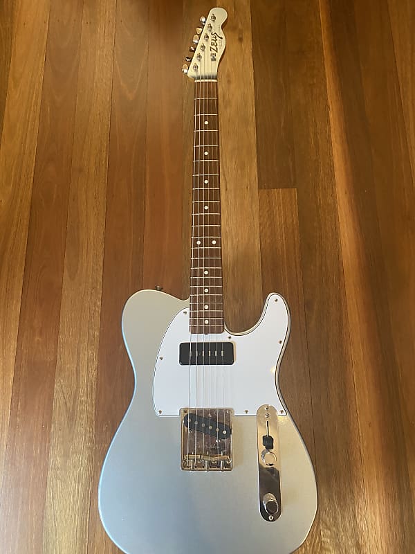 Zeus Custom Guitars Telecaster ZTL-CTM Ice Blue Roswell P-90 Neck, Dimarzio  Bridge