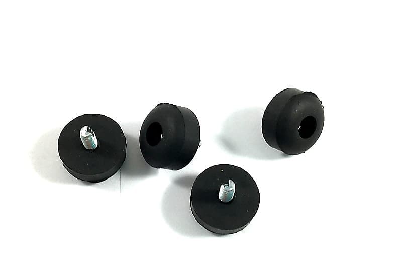 Dunlop MXR Effects Pedal Replacement Feet with Screw Rubber ECB151 Set of 4 image 1