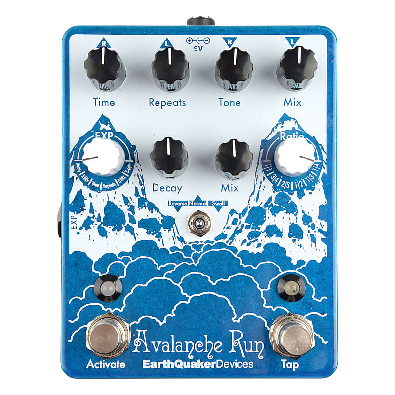 EarthQuaker Devices Avalanche Run Stereo Reverb & Delay with Tap Tempo image 1