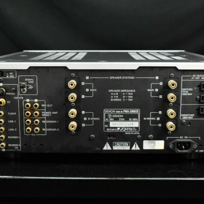 Denon PMA-2000SE Integrated Amplifier in Very Good Condition | Reverb