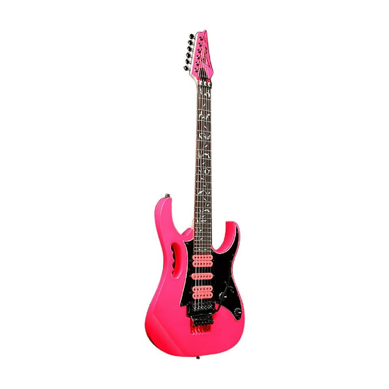 Ibanez Steve Vai Signature 6-String Electric Guitar (Pink) image 1