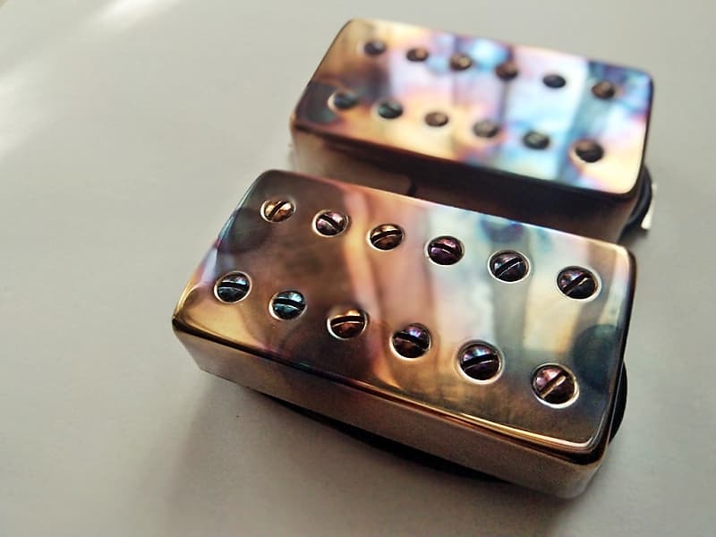 Bare Knuckle Pickups Aftermath Burnt Chrome Humbuckers Set | Reverb