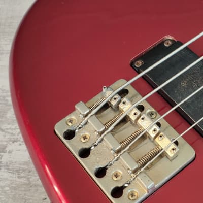 1983 Aria Pro II Japan SB Elite-II Electric Bass (Deep Red Metallic) image 3