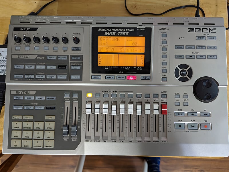 Zoom MRS1266 Multitrack Recording Studio w/power supply Reverb